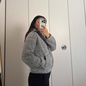 Cozy Teddy Fleece Quarter-Zip Pullover